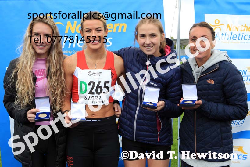 Senior womens 4 Stage Relay, 2022 Northern Road Relays, SportsCity, Manchester. Photo: David T. Hewitson/Sports for All Pics